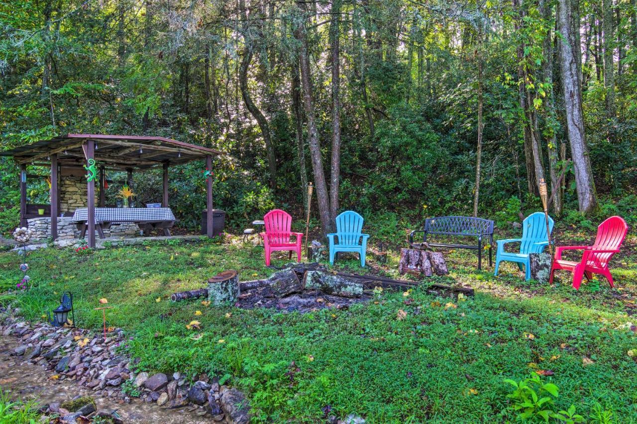 Shaw Creek Cottage With Fire Pit And Forest Views Гендерсонвілл Екстер'єр фото