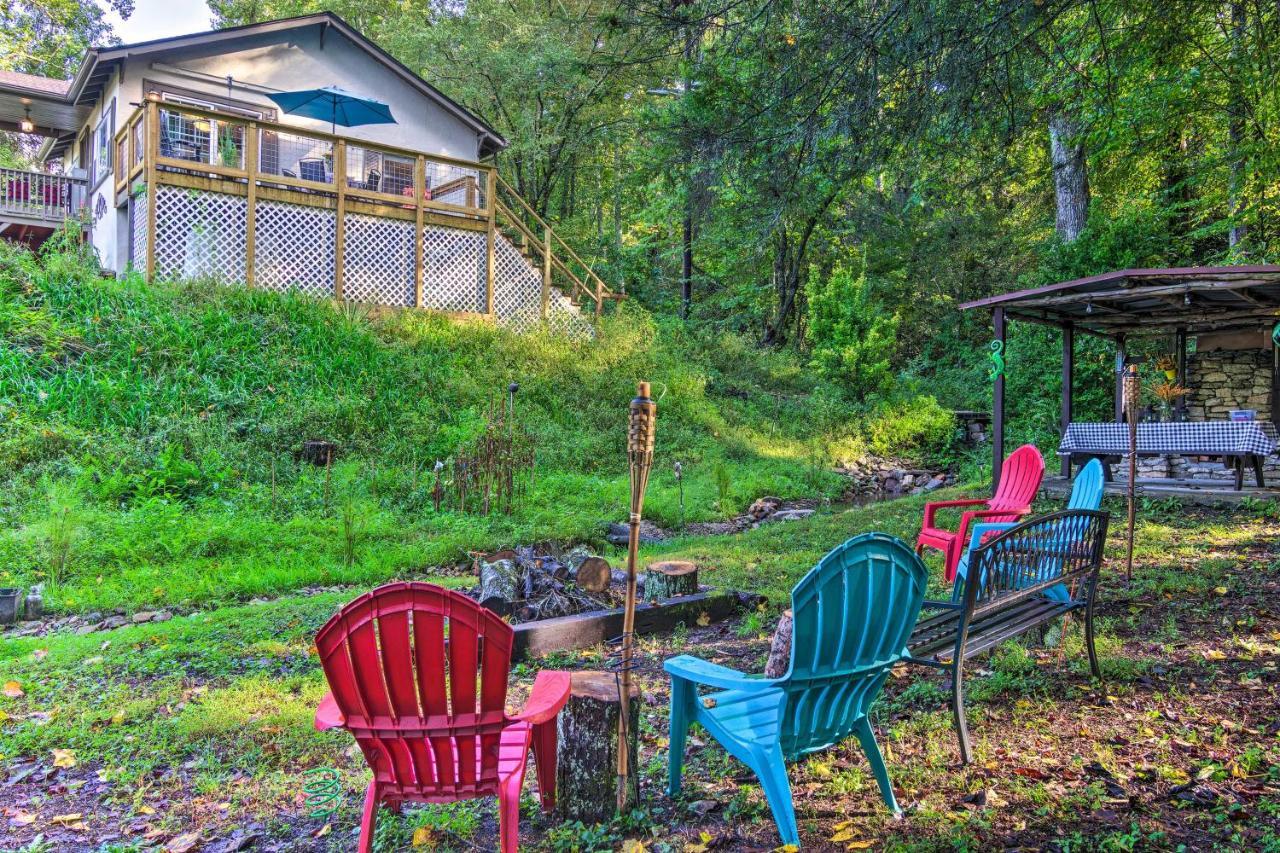 Shaw Creek Cottage With Fire Pit And Forest Views Гендерсонвілл Екстер'єр фото